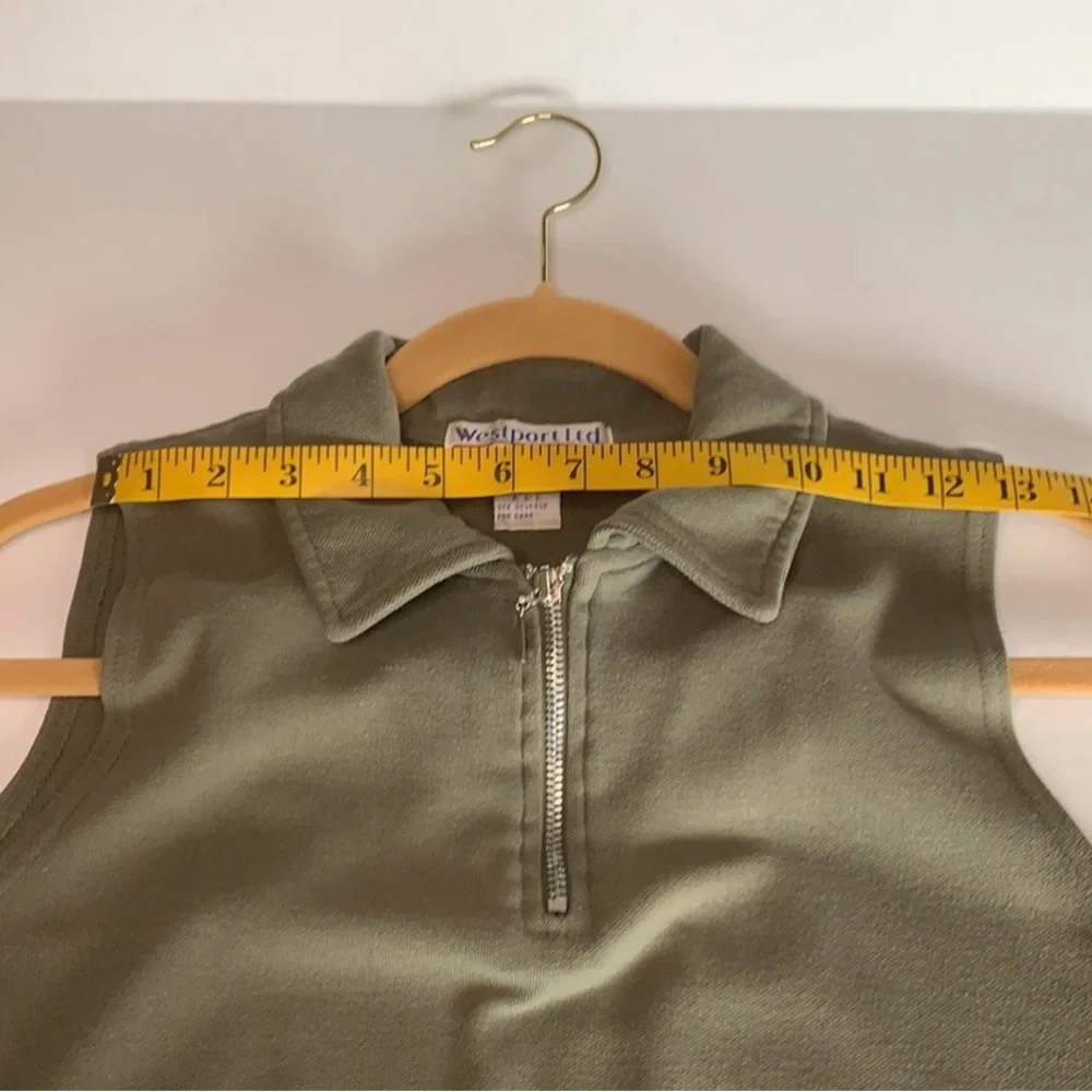 Westport Ltd by Dress Barn 2pc green Short set Women’s size S/M - Picture 9 of 14